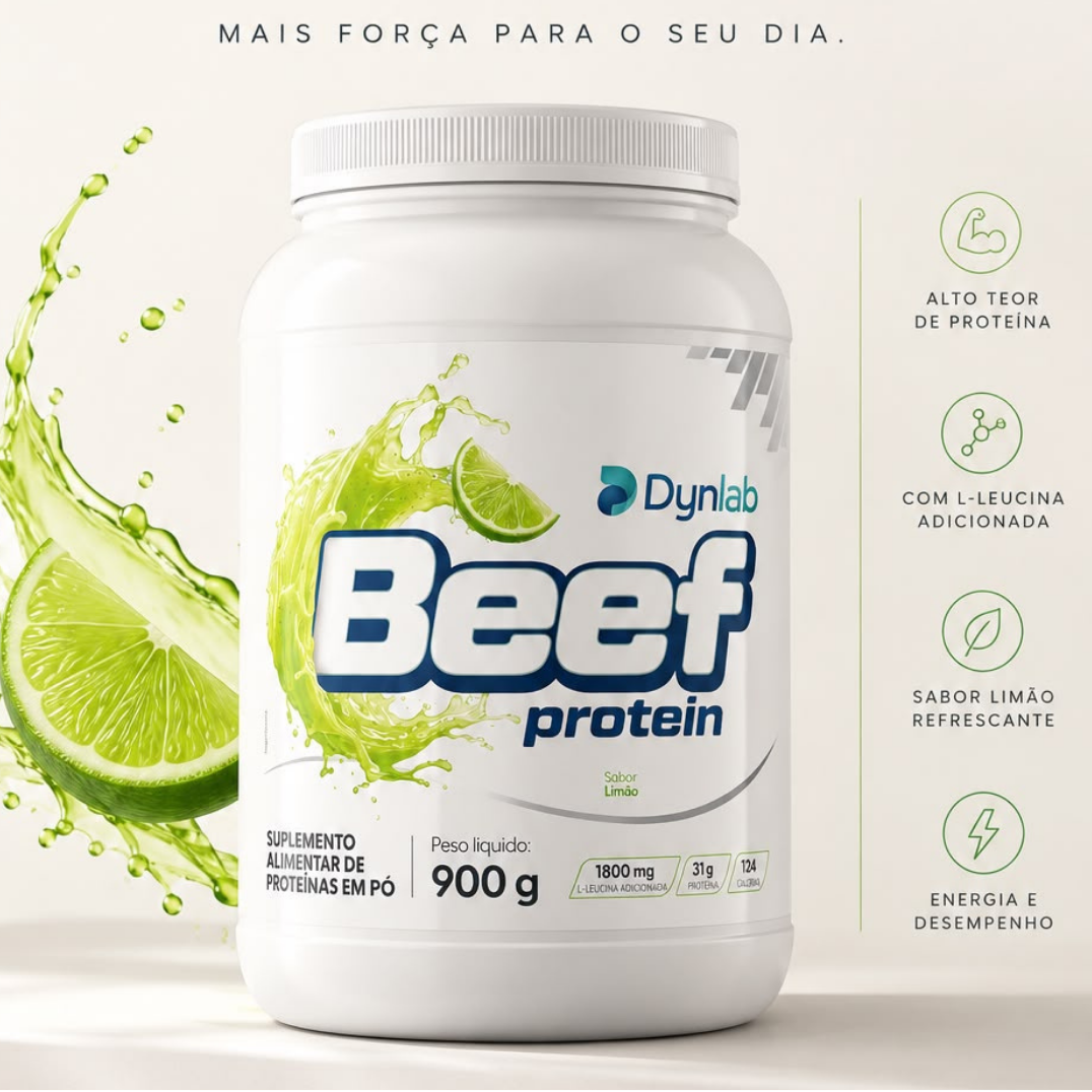 BEEF PROTEIN -  Sabor limão | 900g